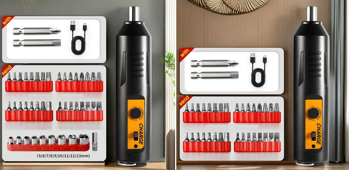 Portable Home Use Electric Screwdriver Set